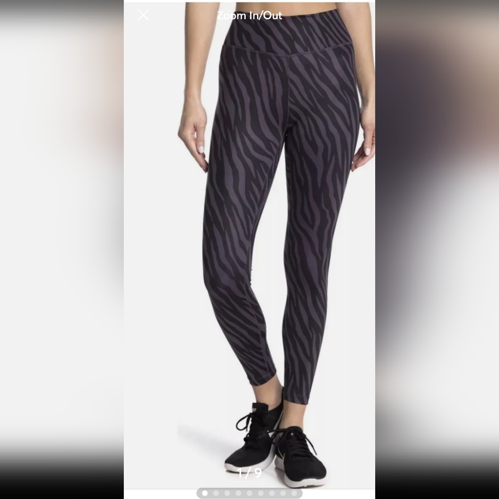 NIKE Icon Clash Full Length Leggings - Zebra Print